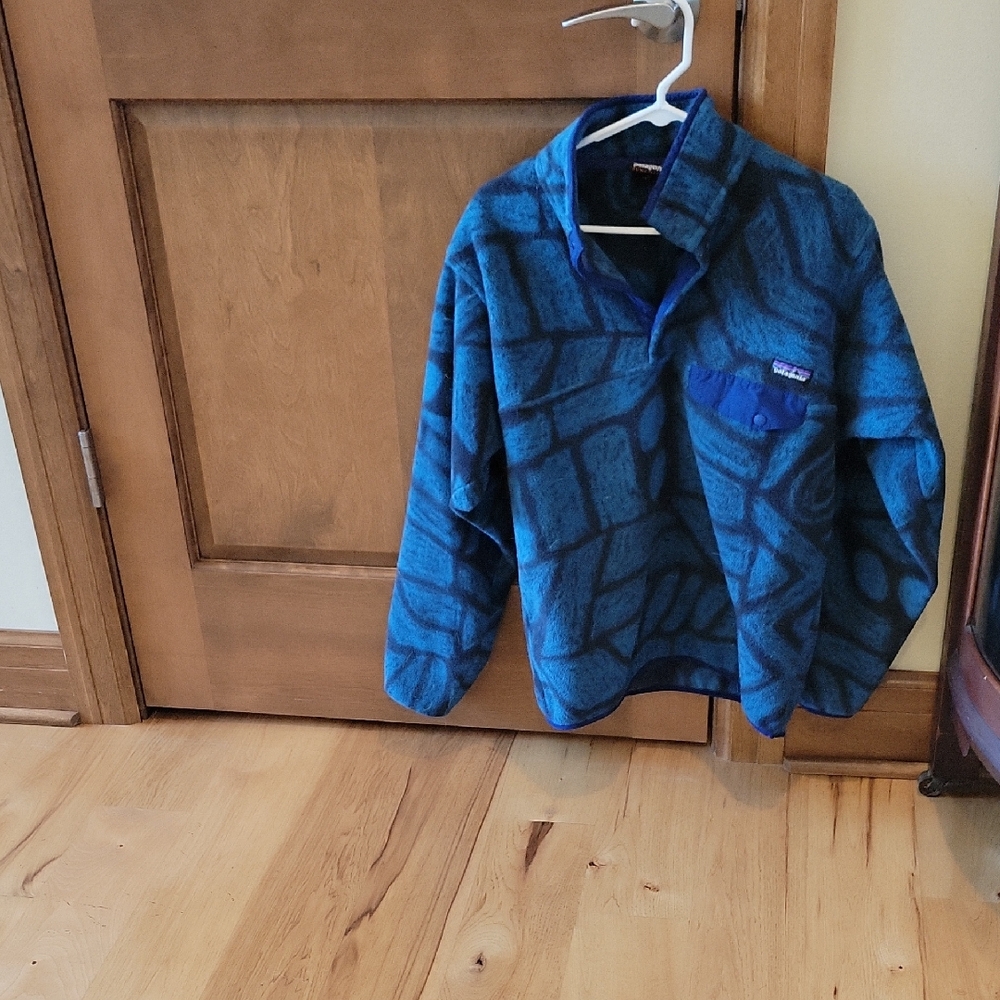 Patagonia Blue and Black Women's Top